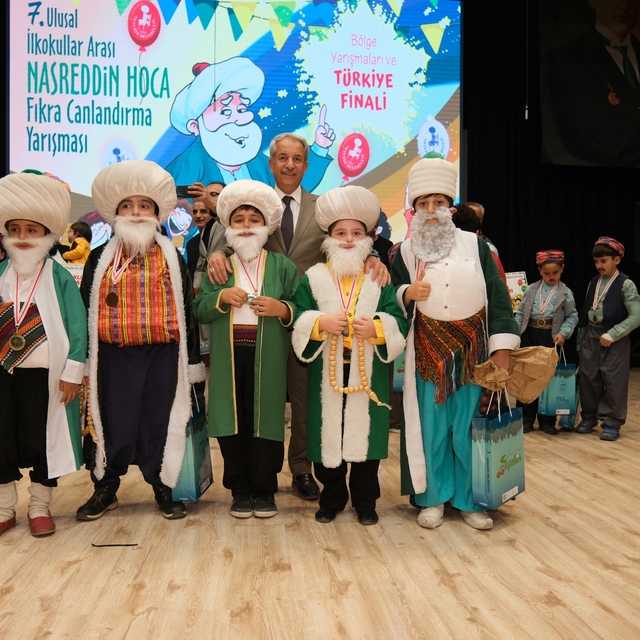 7. Ulusal İlkokullar Arası Nasreddin Hoca Fıkra Canlandırma Yarışması, Türk...