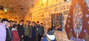 Afşin'deki "1. Akdeniz Bienali"nin resim sergisi sona erdi