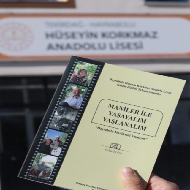 Lise öğrencileri, Tekirdağ'ın manilerini kitap haline getirdi