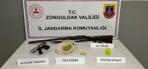 Zonguldak merkezli uyuşturucu operasyonunda 4 kişi tutuklandı