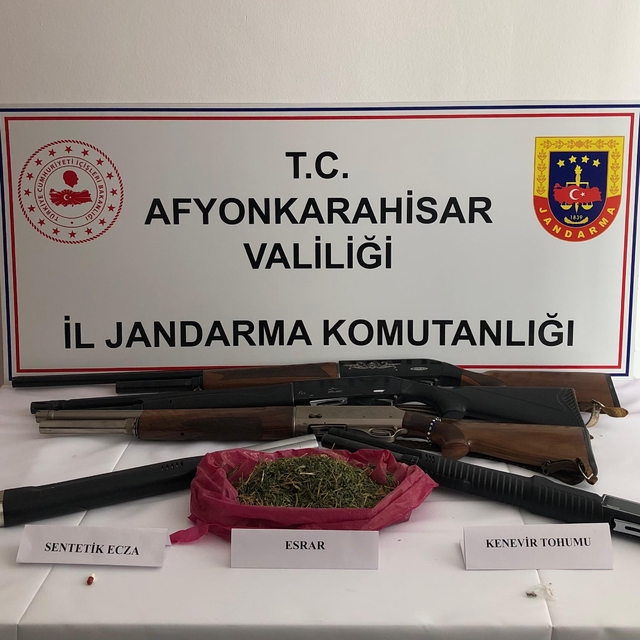 Afyonkarahisar'da uyuşturucu operasyonda 1 şüpheli yakalandı