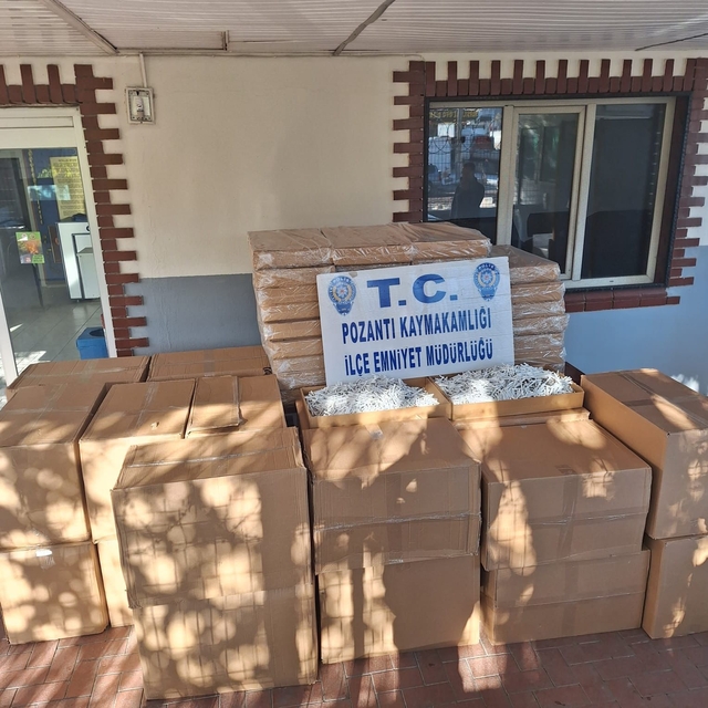 Adana'da 675 bin doldurulmuş sigara ele geçirildi