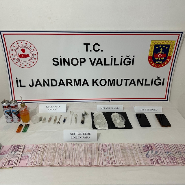 Sinop'ta uyuşturucu operasyonunda 4 kişi yakalandı