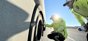 Bingöl'de zorunlu kış lastiği denetimi yapıldı