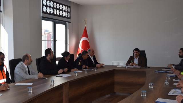 Karapınar'da kış tedbirleri toplantısı yapıldı