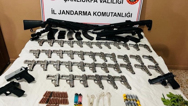 Şanlıurfa´da silah kaçakçılığı operasyonlarında 6 gözaltı
