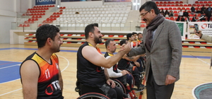 AK Parti Batman Milletvekili Nasıroğlu, engellilerin maçını izledi