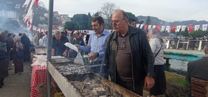 Ordu'da düzenlenen festivalde 10 ton hamsi tüketildi