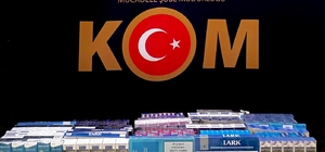 Erzurum'da 1400 paket kaçak sigara ele geçirildi