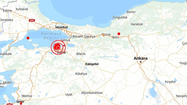 Gemlik Körfezi´nde 5.1 büyüklüğünde deprem; İstanbul ve İzmir´den de hissedildi