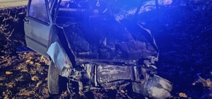 Afyonkarahisar'da takla atan otomobildeki 4 kişi yaralandı