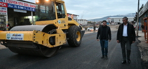 Suşehri'nde asfalt çalışmaları sürüyor 