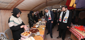 Darende'de Filistin'e destek amacıyla kermes yapıldı