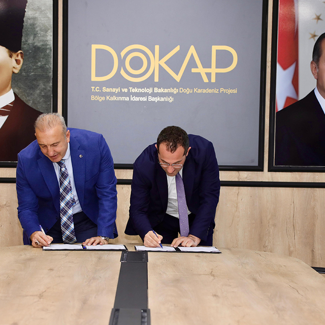 Akçaabat'ta tarımın gelişmesi için fidan desteği protokolü imzalandı