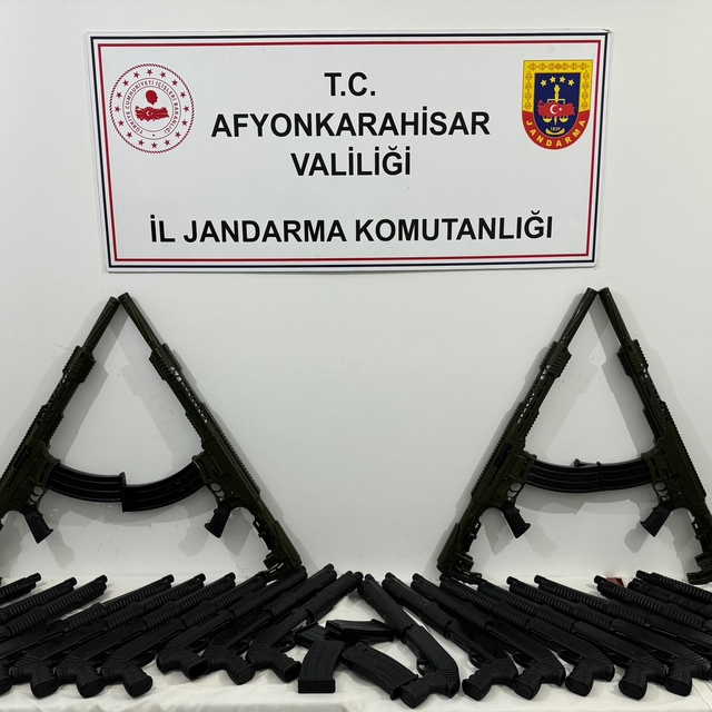 Afyonkarahisar'da silah kaçakçılığı operasyonunda bir şüpheli yakalandı
