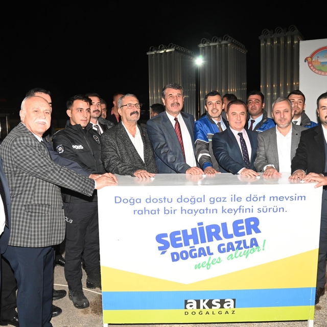Anamur'da doğal gaz kullanılmaya başlandı
