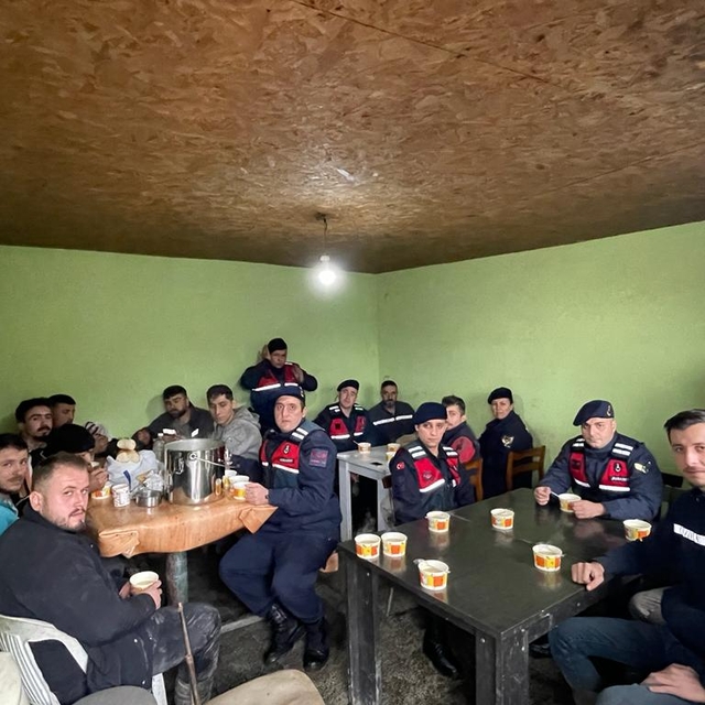 Zonguldak'ta jandarmadan "4 Aralık Dünya Madenciler Günü" kutlaması