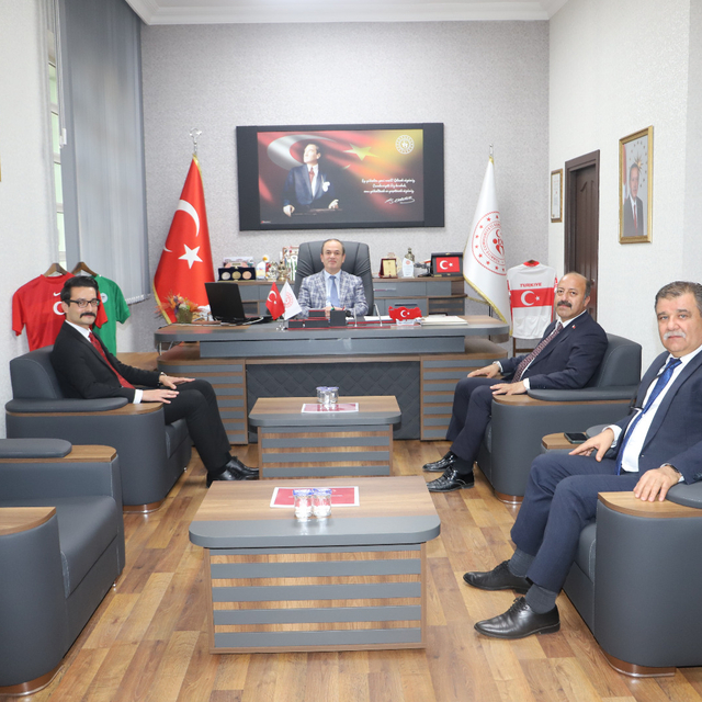 Halkapınar Kaymakamı ve Belediye Başkanının Konya'da kurum ziyaretleri