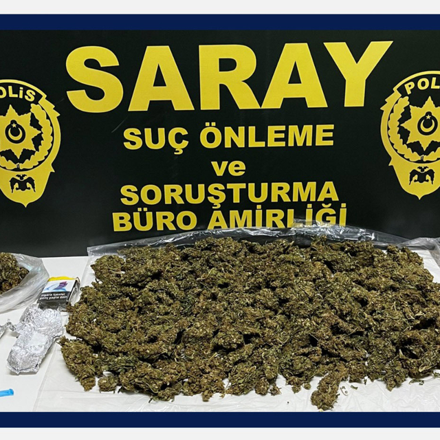 Tekirdağ'da 730 gram skunk ele geçirildi