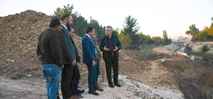 Nusaybin Çağ Çağ Deresi üzerine köprü inşa ediliyor