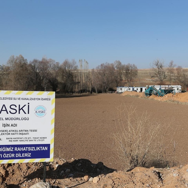 Başkan Büyükkılıç, Felahiye Atık Su Arıtma Tesisi'ni inceledi