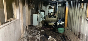 Kırklareli'nde yangında bir ev kullanılamaz hale geldi