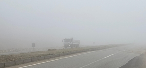 Hatay'da sis nedeniyle görüş mesafesi düştü