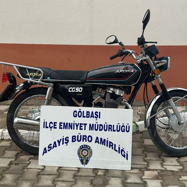 Adıyaman'da çalınan motosiklet Kahramanmaraş'ta bulundu