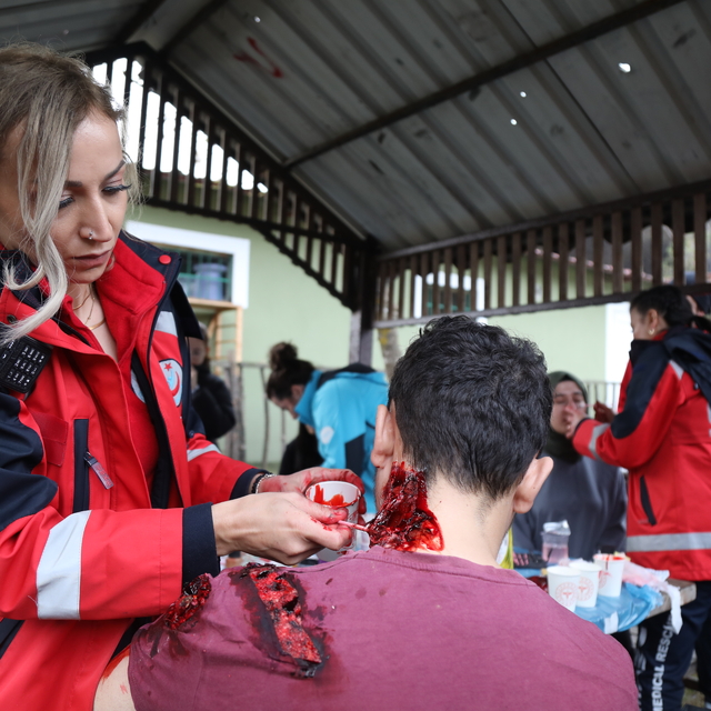 Samsun'da UMKE bölge tatbikatı yapıldı