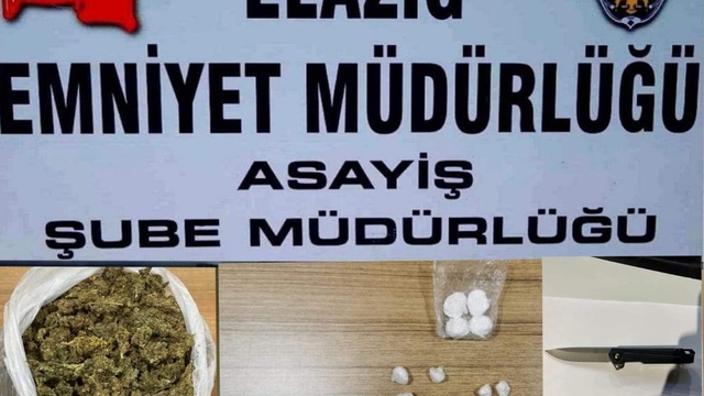 Elazığ'da asayiş operasyonlarında 15 şüpheli yakalandı