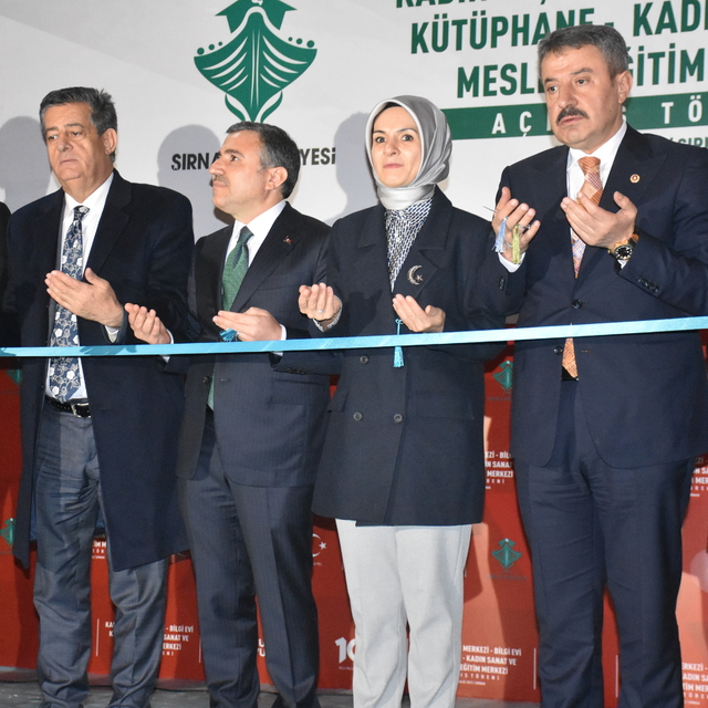 Aile ve Sosyal Hizmetler Bakanı Göktaş, Şırnak'ta "Belediye Kadın Yaşam Mer...