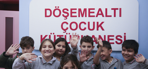 Antalya'da çocuklar yeni açılan kütüphanede eğlenerek öğreniyor