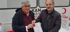 Taşova'da kan bağışı kampanyası düzenlendi