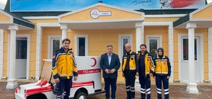 Kınık Belediye Başkanı Sadık Doğruer, acil sağlık ekiplerini ağırladı