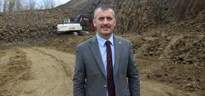 Çaybaşı ilçesinde doğalgaz altyapı çalışmaları sürüyor