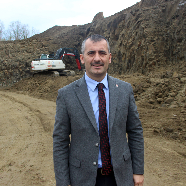 Çaybaşı ilçesinde doğalgaz altyapı çalışmaları sürüyor