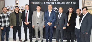 STB Başkanı Genç'ten Ferizli Esnaf ve Sanatkarları Odası Başkanı Tan'a ziya...