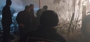 Afyonkarahisar'da odunlukta çıkan yangın söndürüldü