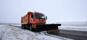Malatya'nın yüksek kesimlerinde kar yağışı etkili oluyor