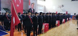 Konya ve Karaman'da eğitimlerini tamamlayan polis adayları için tören düzen...