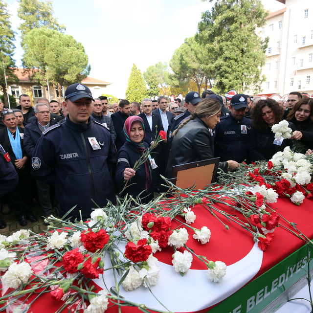 Çine Belediye Başkanı Dinçer'in cenazesi toprağa verildi