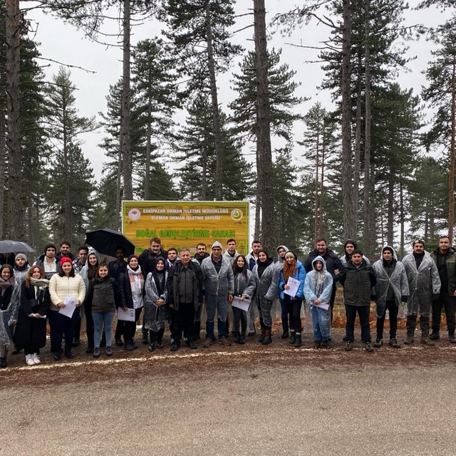 Geleceğin ormancılarına uygulama eğitimi verildi