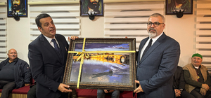 Alevi-Bektaşi Kültür ve Cemevi Başkanı Özdemir, Edirne'de cemevi ziyaretind...