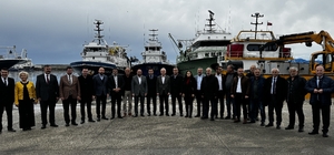 TBMM Su Ürünleri Araştırma Komisyonu üyeleri, Trabzon'da sektör temsilcilerinin sorunlarını dinledi 