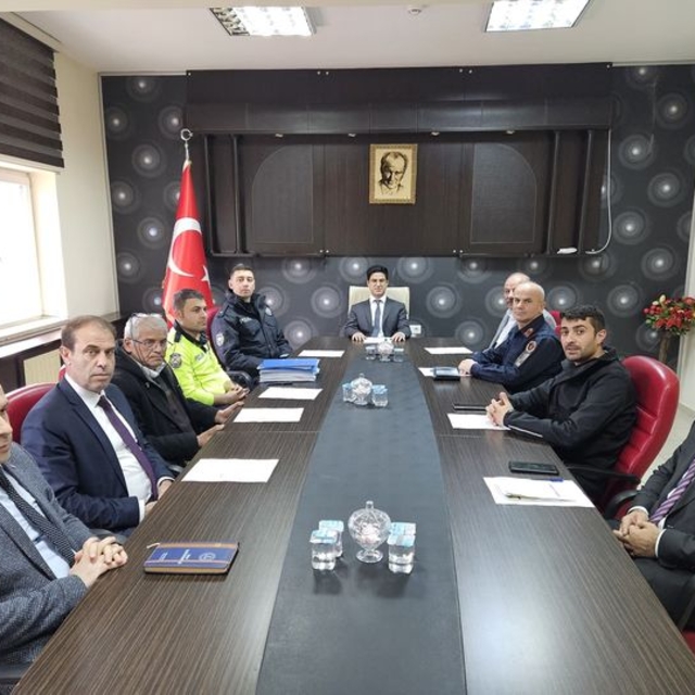 Akıncılar'da trafik komisyonu toplantısı yapıldı