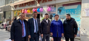 AK Parti Kırşehir Milletvekili Erkan, esnaf ziyareti gerçekleştirdi