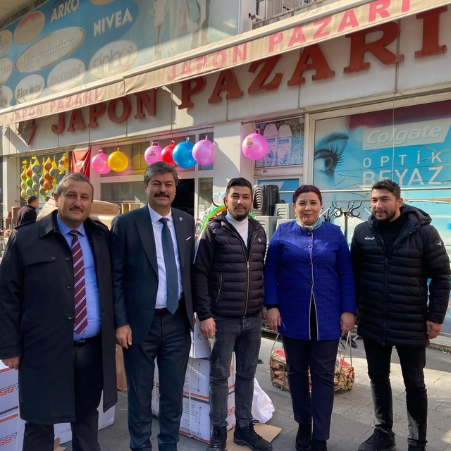 AK Parti Kırşehir Milletvekili Erkan, esnaf ziyareti gerçekleştirdi
