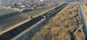 Meriç'in "sigortası" Kanal Edirne, taşkınlara karşı güçlendiriliyor