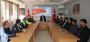 Pozantı’da kış tedbirleri toplantısı yapıldı 