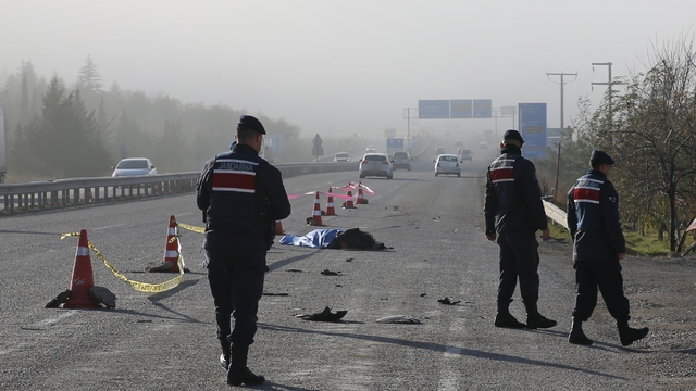 Denizli'de otomobilin çarptığı yaya hayatını kaybetti